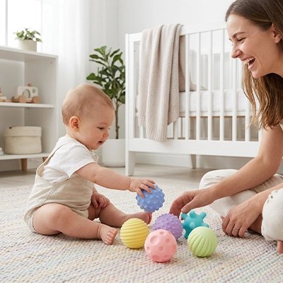Balle sensorielle bébé