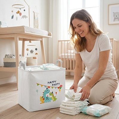 Panier de rangement bébé